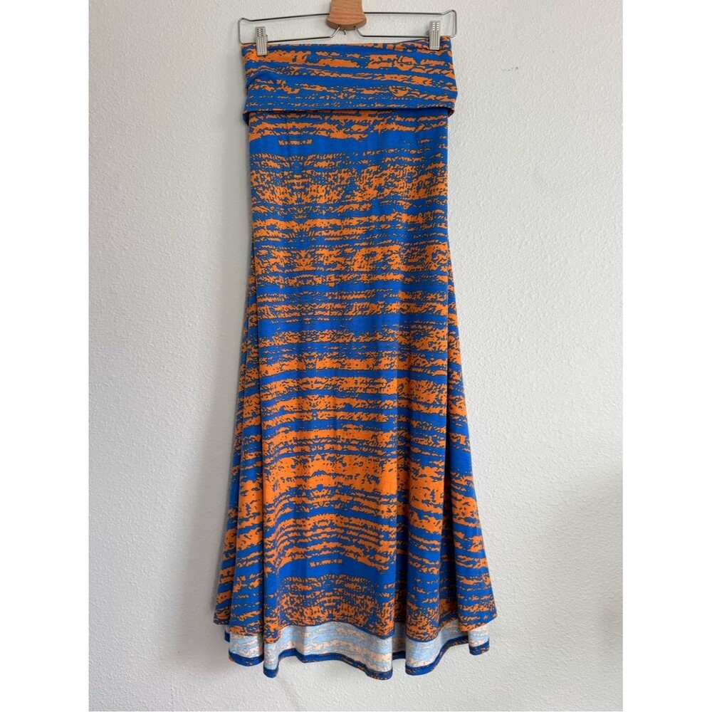 NWT 2XL maxi skirt, blue and orange, halter dress, FL Gators